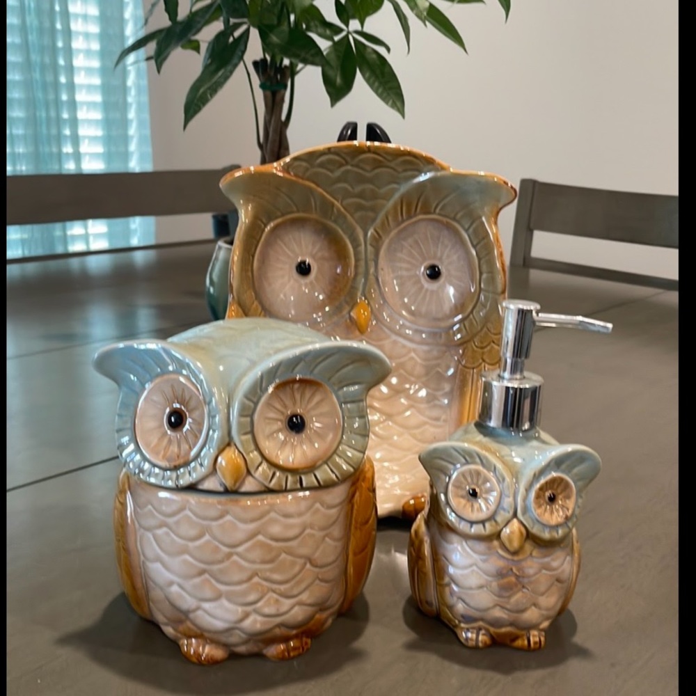 🦉Owl Kitchen Canister Decor